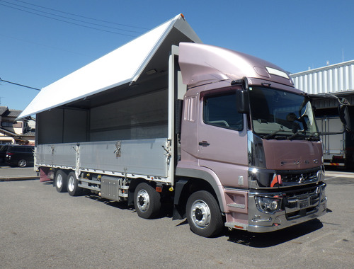 車検R8年5月迄 4軸低床 後輪エアサス 内高2,640 AT