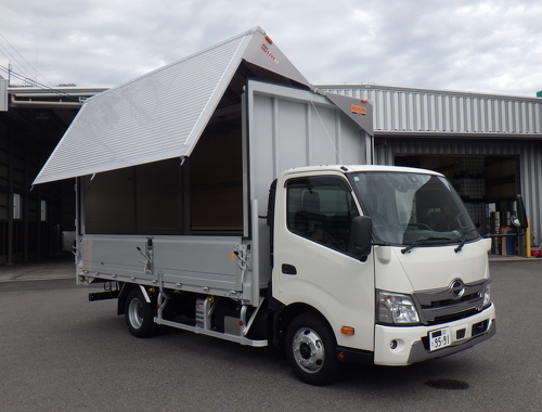 車検R8.5月迄 未使用車 ワイドロング 全低床 積載3t