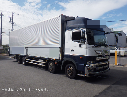 4軸格納ゲート ハイルーフ 後輪エアサス 内高2,650