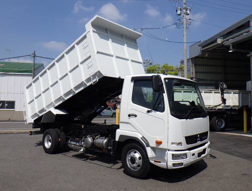 未使用車 ロングダンプ L4500 新明和（DR4-01S)リア片開き